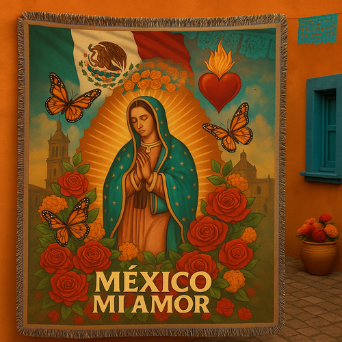 My lady of Guadalupe “heritage” blanket